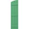 Ekena Millwork Americraft 4-Board (3 Batten) Wood Joined Board-n-Batten Shutters w/Ellipt Top, ARW401BE414X77LPH, PR ARW401BE414X77LPH - alternate 6